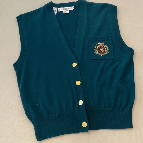 Vintage JH Collectibles Merino Wool Cardigan Sweater - Picture 9 of 10